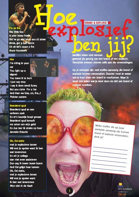 explosies bij een explosi