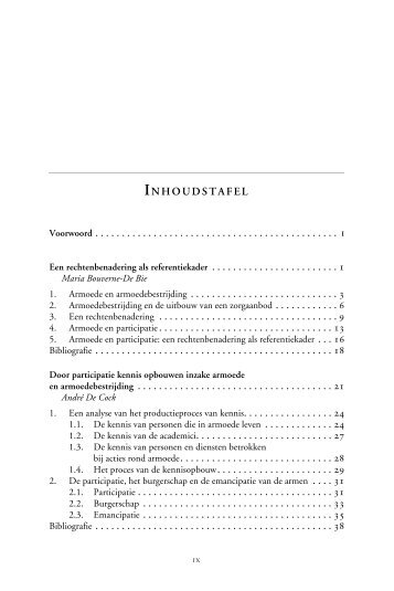 INHOUDSTAFEL - Academia Press