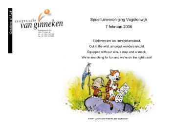 presentatie over het ontwerp - Speeltuin Vogelwijk Leiden