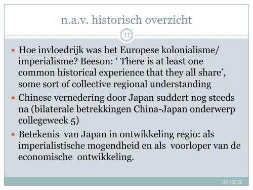 Regionalisering in Azië in vergelijkend perspectief - Senioren ...