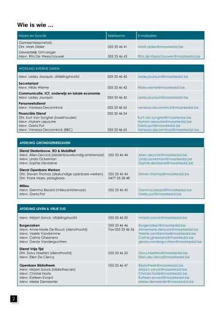 Nieuwsbrief juni 2013 - download - Gemeente Maarkedal