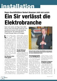 Ein Sir verlässt die Elektrobranche