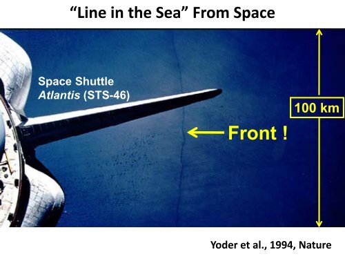 Front Detection in Chlorophyll and SST Satellite Imagery - Ocean's ...