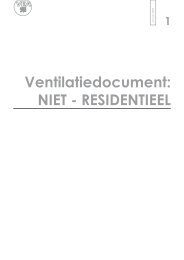 Ventilatie niet-residentieel - KLIMACOMFORT