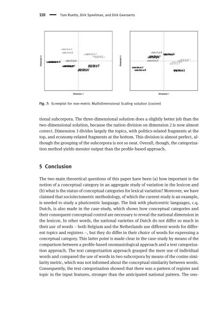 Lexical variation in aggregate perspective