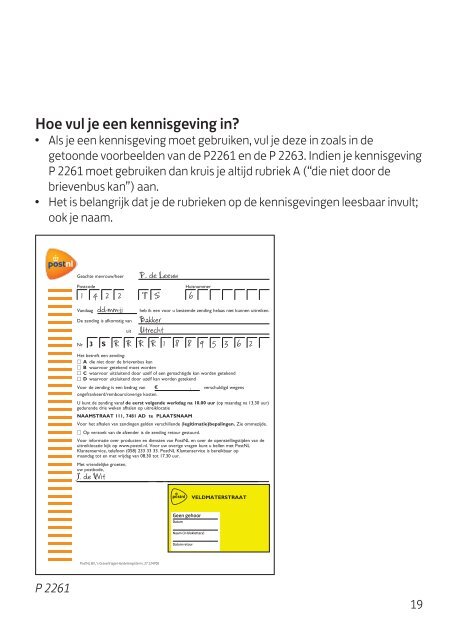 Inhoud - Werken bij PostNL