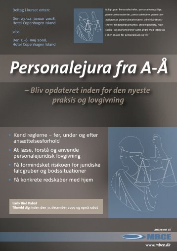 Å Personalejura fra A-Å - MBCE