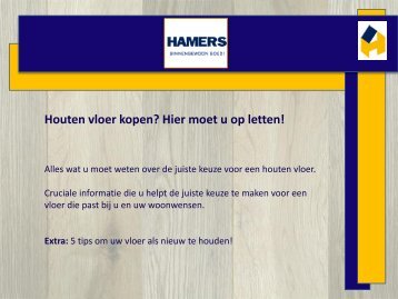 Houten vloer kopen? Hier moet u op letten!