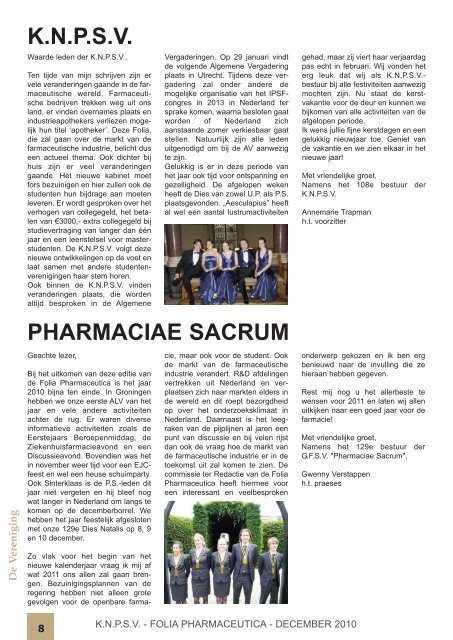 PHARMACEUTICA - Koninklijke Nederlandse Pharmaceutische ...