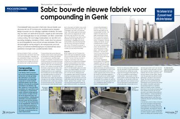 Sabic bouwde nieuwe fabriek voor ... - Solids Processing