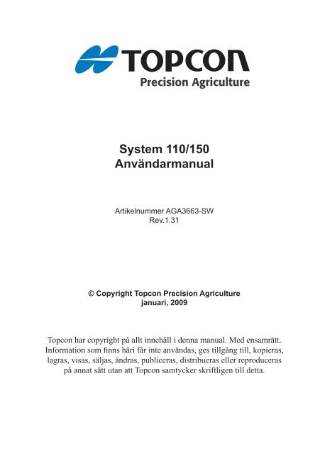 (system 110/150) rev 1.31 - Agrotech