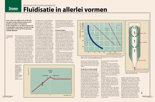 Fluïdisatie in allerlei vormen - Solids Processing