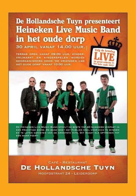 PROGRAMMA 2013 - Oranjevereniging Leiderdorp