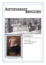 Katalog 4.indd - Antikvariat Bryggen