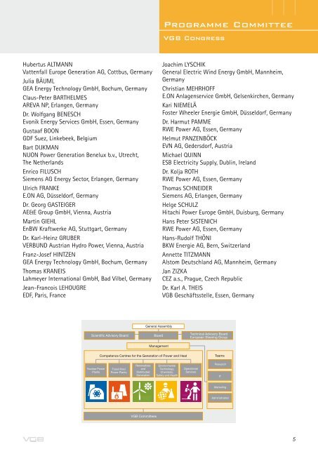 Invitation VGB Congress 2010 - VGB PowerTech