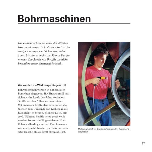 Ergonomie bei Handwerkzeugen - BUCK - Industrieservice