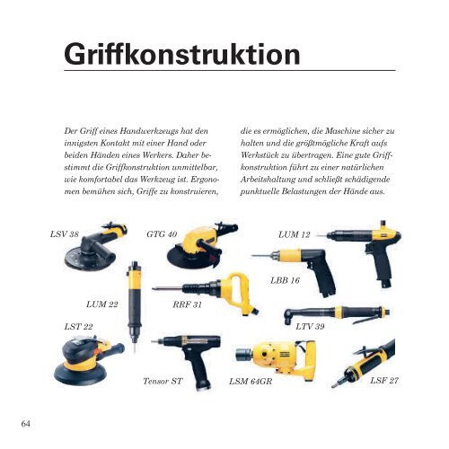 Ergonomie bei Handwerkzeugen - BUCK - Industrieservice