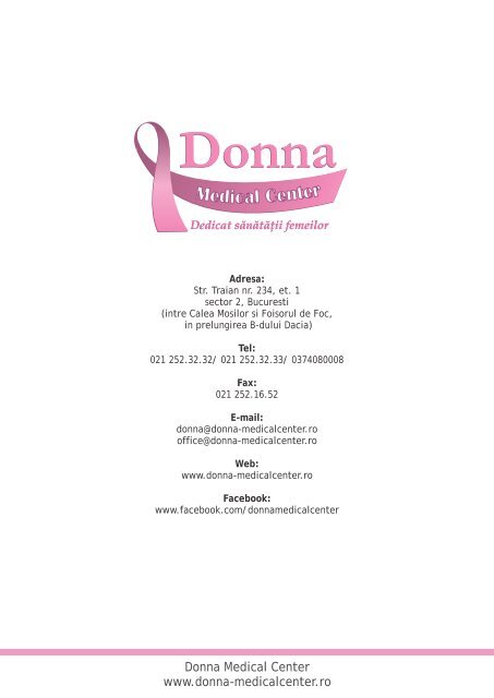 Lista de preturi - Donna Medical Center