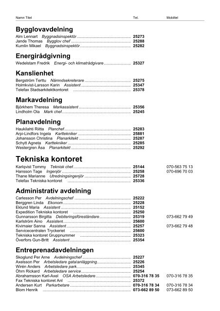 Telefonlista a-ö (pdf 236 kB, nytt fönster) - Västra Mälardalens ...