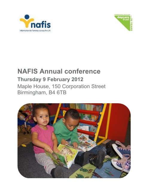 NAFIS Annual conference - Daycare Trust