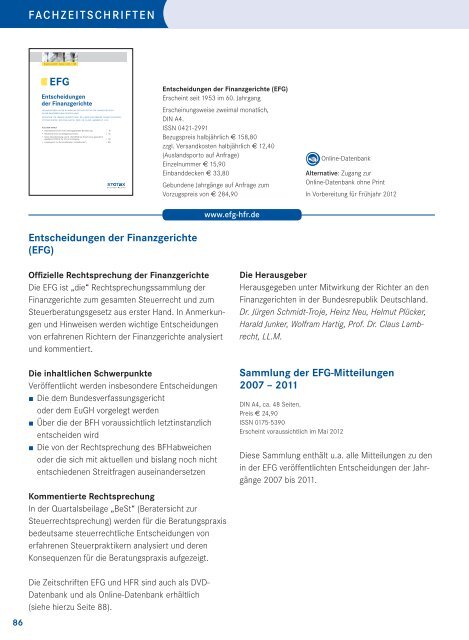 Fachmedien 2012 - Stollfuß Medien