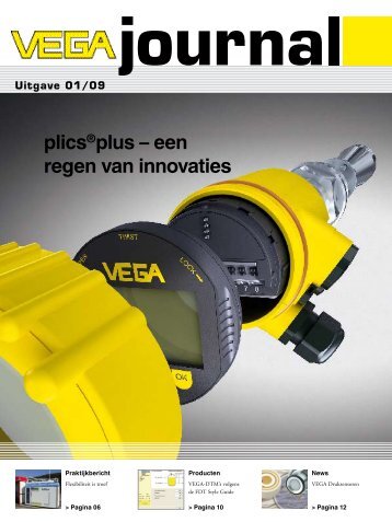 plics®plus – een regen van innovaties - VEGA Grieshaber KG