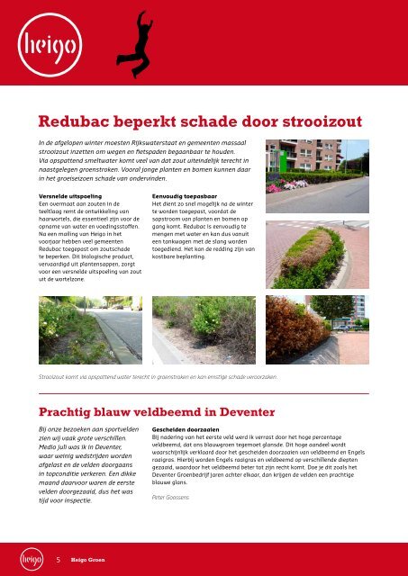 Sportvelden zijn het visitekaartje van de gemeente” - Heigo
