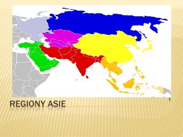 Regiony Asie
