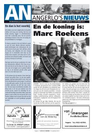 15 september - Angerlo's Nieuws