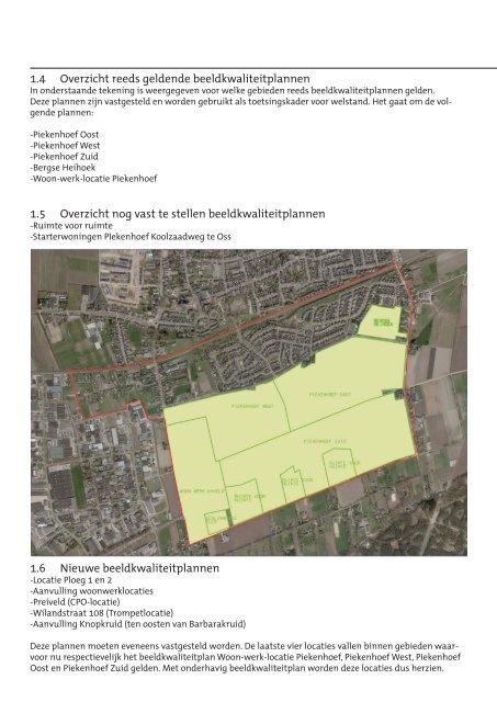 beeldkwaliteitsplan berghem zuid - Gemeente Oss