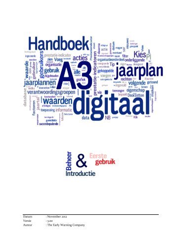 Handboek A3 digitaal - The Early Warning Company