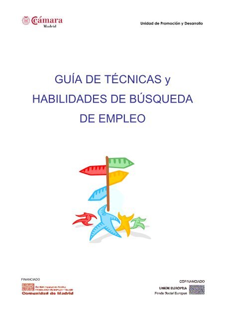 GUÍA DE TÉCNICAS y HABILIDADES DE BÚSQUEDA DE EMPLEO