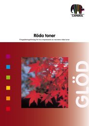 Röda toner - Caparol Sverige AB