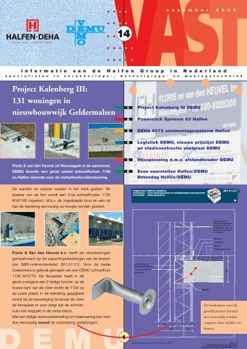 Project Kalenberg III: 131 woningen in nieuwbouwwijk ... - Demu