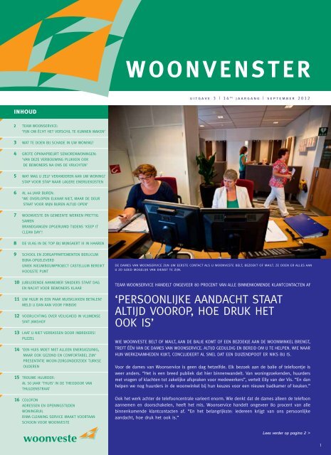 Woonvenster september 2012 - Woonveste