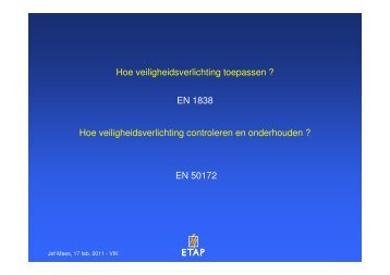 Hoe veiligheidsverlichting toepassen ? EN 1838 Hoe ...