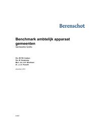 Benchmark ambtelijk apparaat gemeenten - Bestuur - Gemeente ...