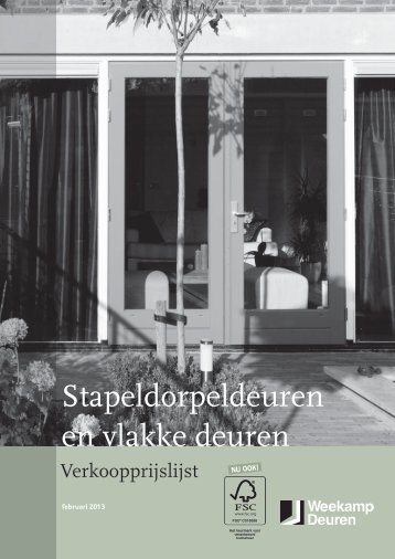 Stapeldorpeldeuren en vlakke deuren - Kolb