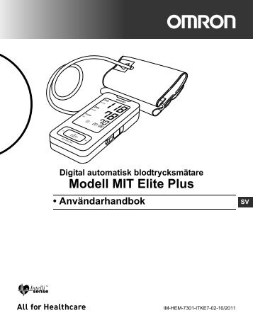 Modell MIT Elite Plus - Omron Healthcare