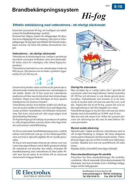 Hi-fog Brandbekämpningssystem - Airproduct AS