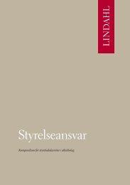 Styrelseansvar - Advokatfirman Lindahl