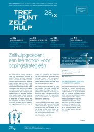 TZ-krant 28 - Trefpunt Zelfhulp