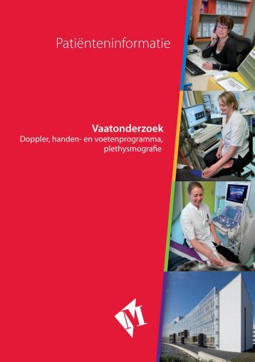 Folder vaatonderzoek (Doppler) - Martini ziekenhuis