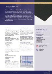 Productblad Vibradamp SP - Merford Noise Control