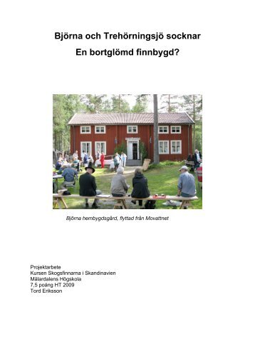 Björna; Trehörningsjö, stor fil - Finnsam