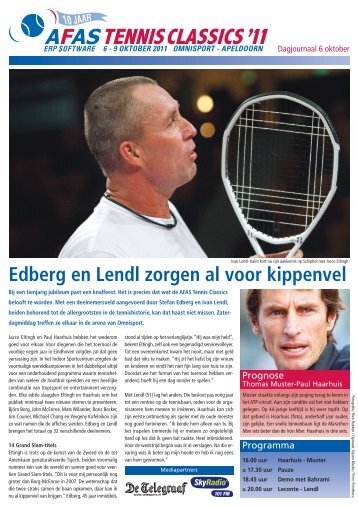 Edberg en Lendl zorgen al voor kippenvel - AFAS Tennis Classics