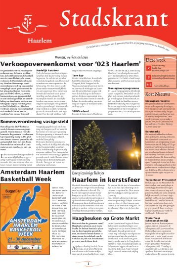 Stadskrant 50 - Gemeente Haarlem