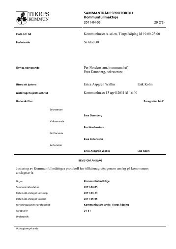 Kf protokoll 110405.pdf - Tierps kommun