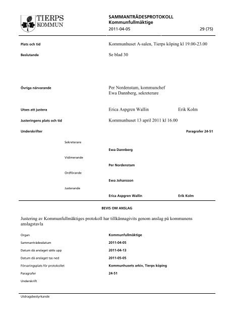 Kf protokoll 110405.pdf - Tierps kommun