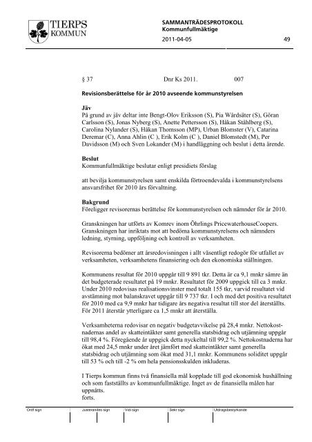 Kf protokoll 110405.pdf - Tierps kommun